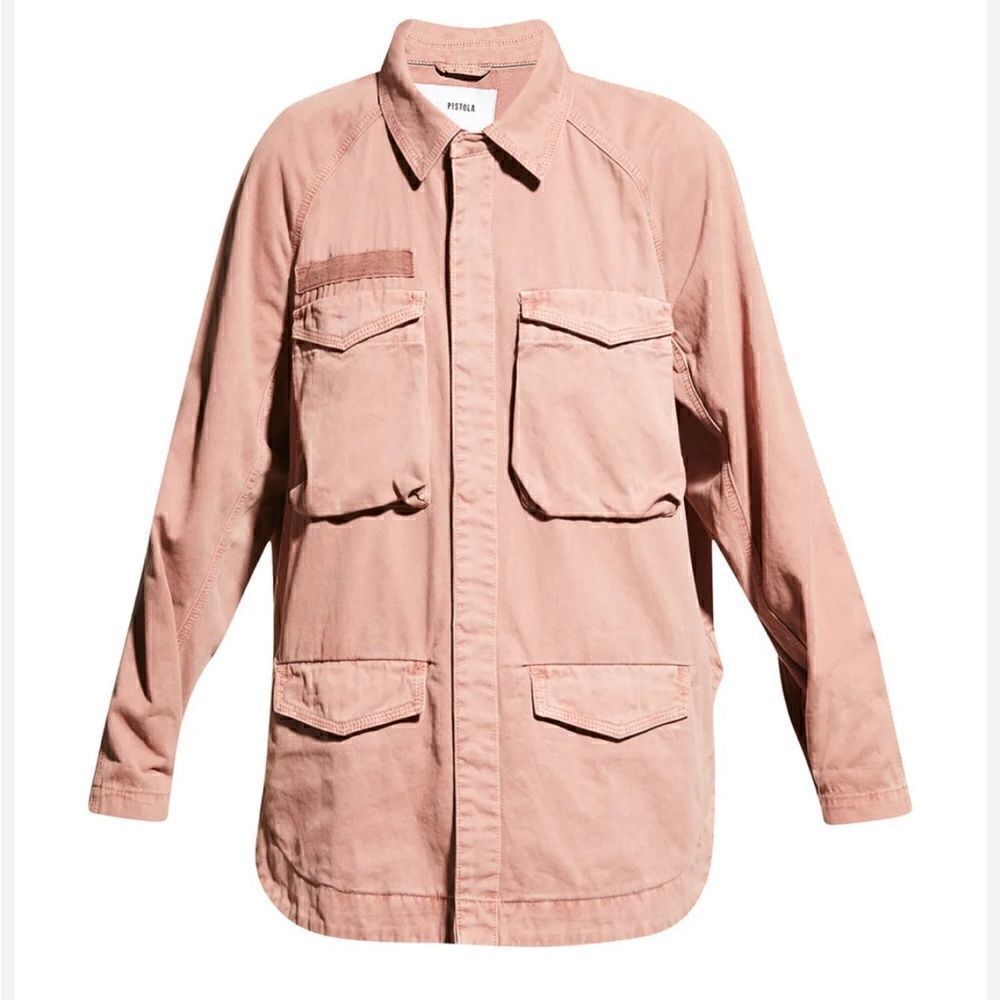Pistola Brianna Oversized Utility Jacket in Clay Size Medium. NWT